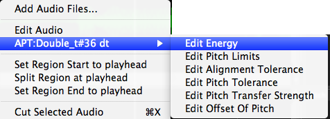 APT - Edit Energy not selected